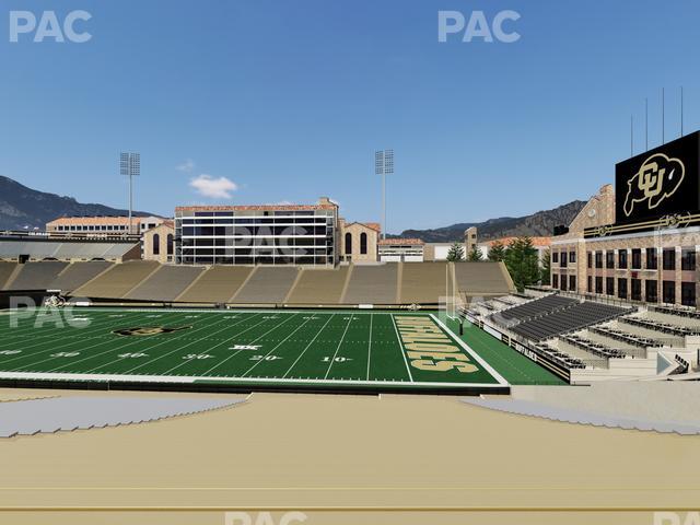 Folsom Field - Section 120 Seat View
