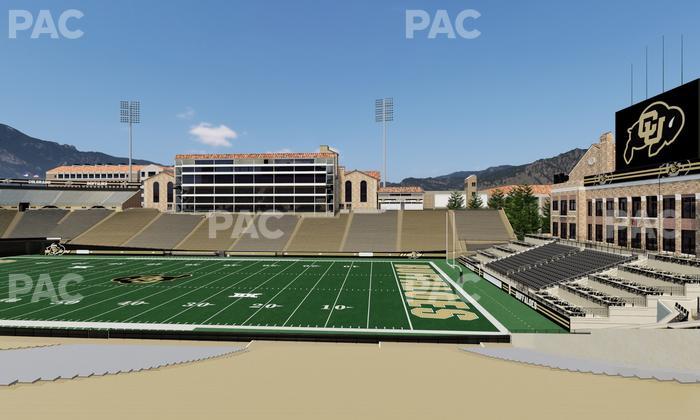 Folsom Field - Section 120 Seat View