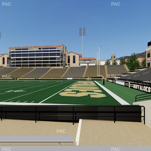 Folsom Field - Section 121 Seat View