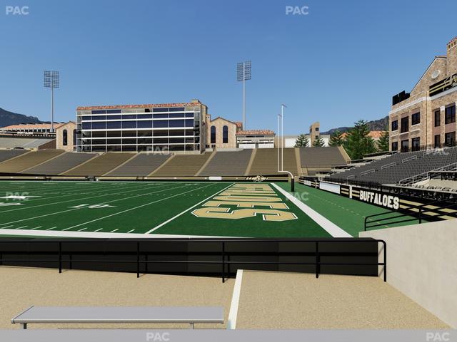 Folsom Field - Section 121 Seat View
