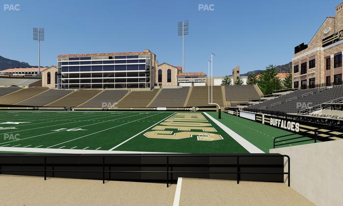 Folsom Field - Section 121 Seat View