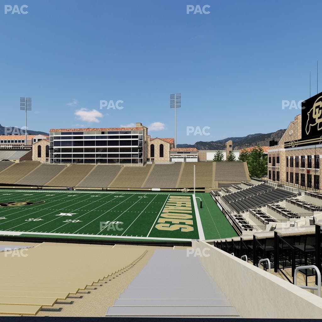 Folsom Field - Section 121 Seat View