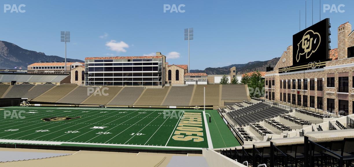 Folsom Field - Section 121 Seat View