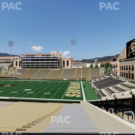 Folsom Field - Section 121 Seat View