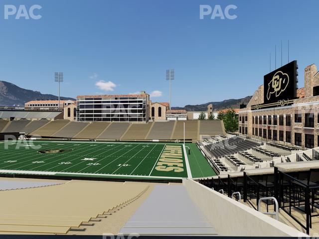 Folsom Field - Section 121 Seat View