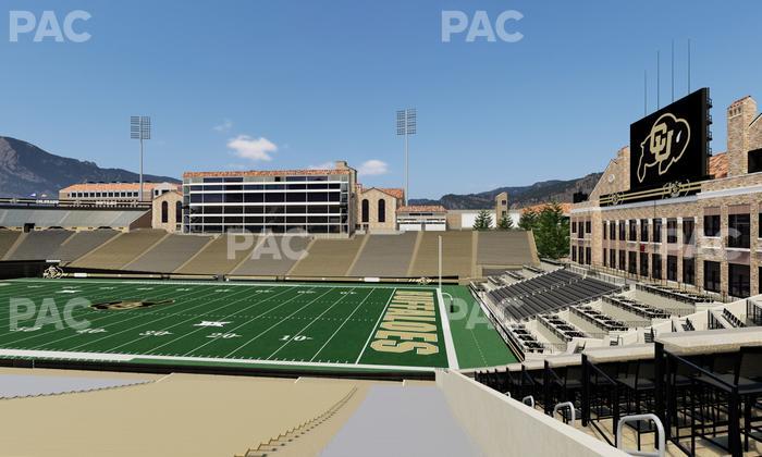 Folsom Field - Section 121 Seat View