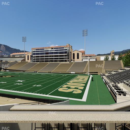 Folsom Field - Section 122 Seat View