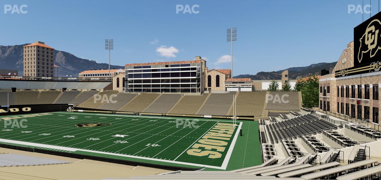 Folsom Field - Section 122 Seat View