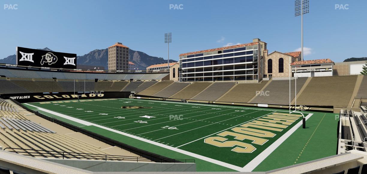 Folsom Field - Section 123 Seat View