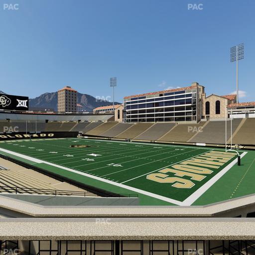 Folsom Field - Section 123 Seat View