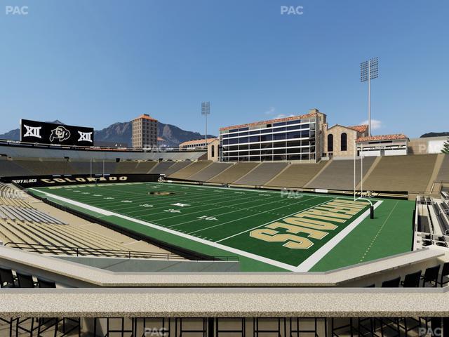 Folsom Field - Section 123 Seat View