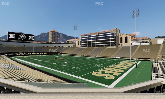 Folsom Field - Section 123 Seat View