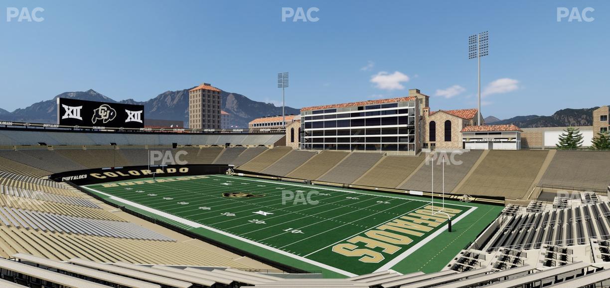 Folsom Field - Section 123 Seat View
