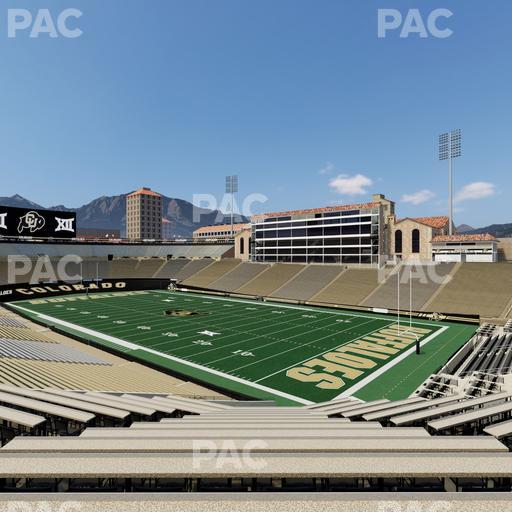 Folsom Field - Section 123 Seat View