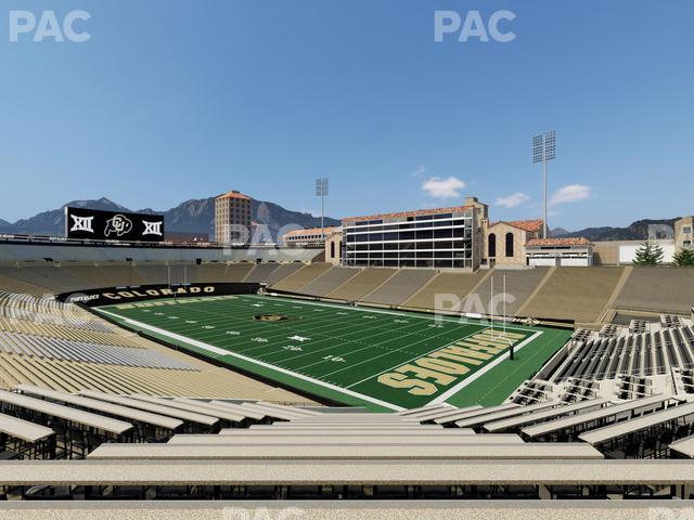 Folsom Field - Section 123 Seat View