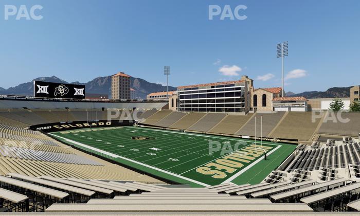 Folsom Field - Section 123 Seat View