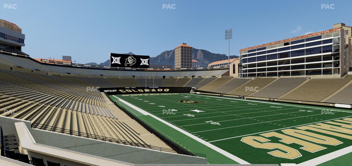 Folsom Field - Section 124 Seat View
