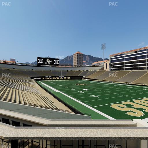 Folsom Field - Section 124 Seat View