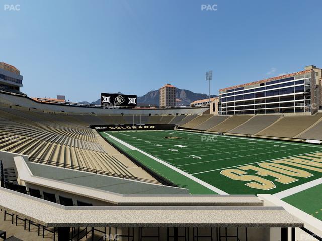 Folsom Field - Section 124 Seat View