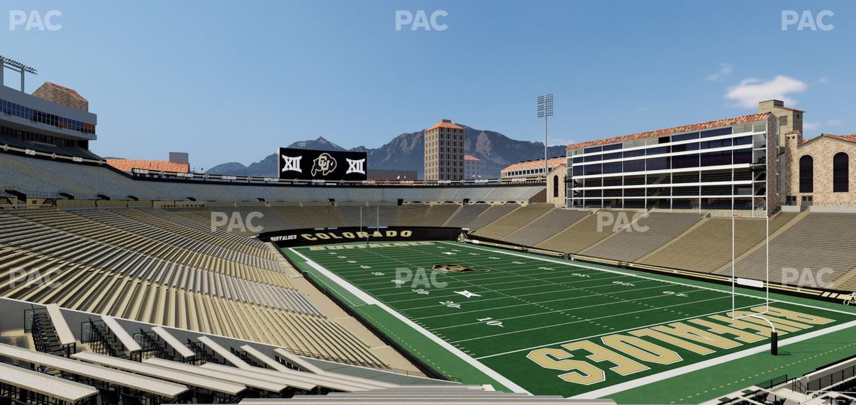 Folsom Field - Section 124 Seat View