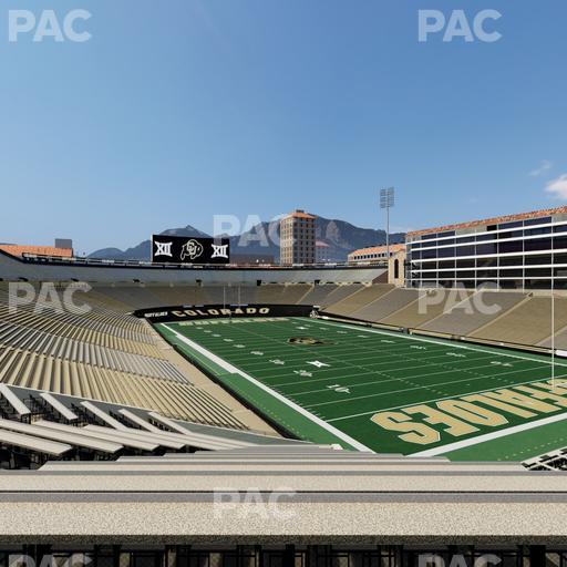 Folsom Field - Section 124 Seat View