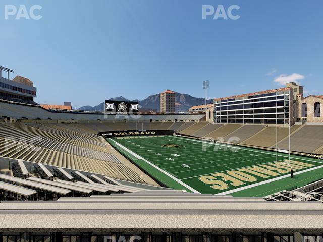 Folsom Field - Section 124 Seat View