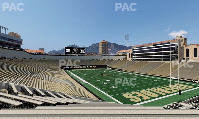 Folsom Field - Section 124 Seat View