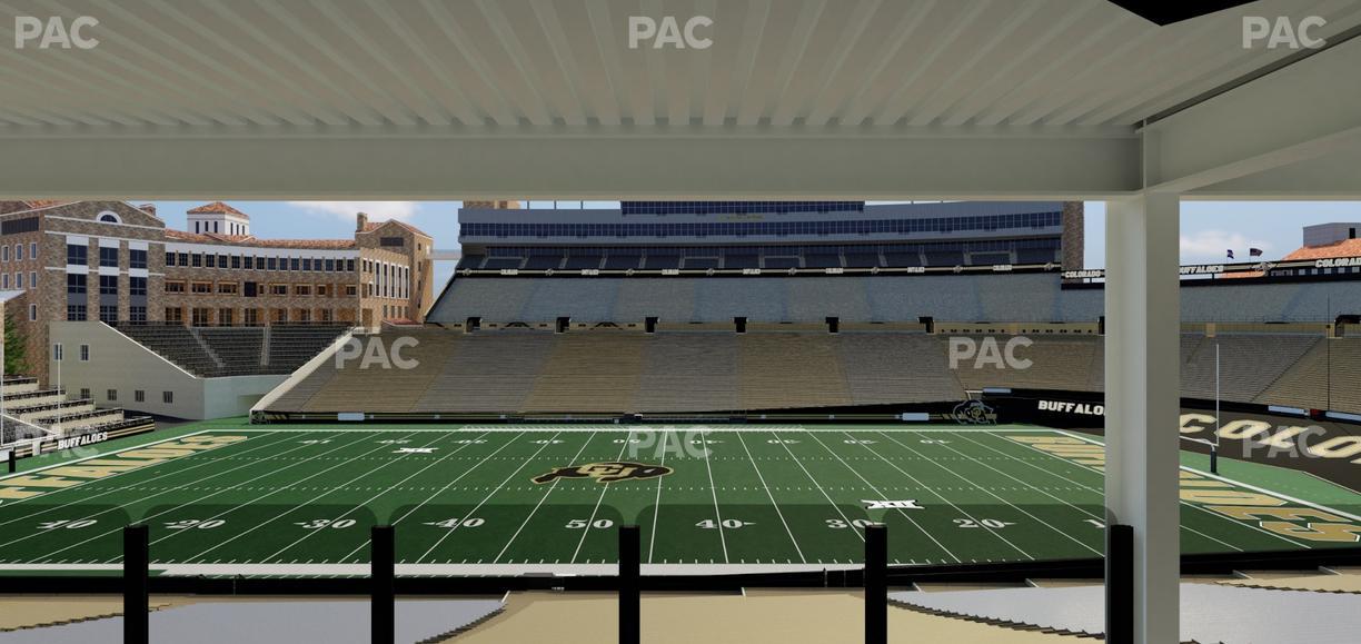 Folsom Field - Section 201 Seat View