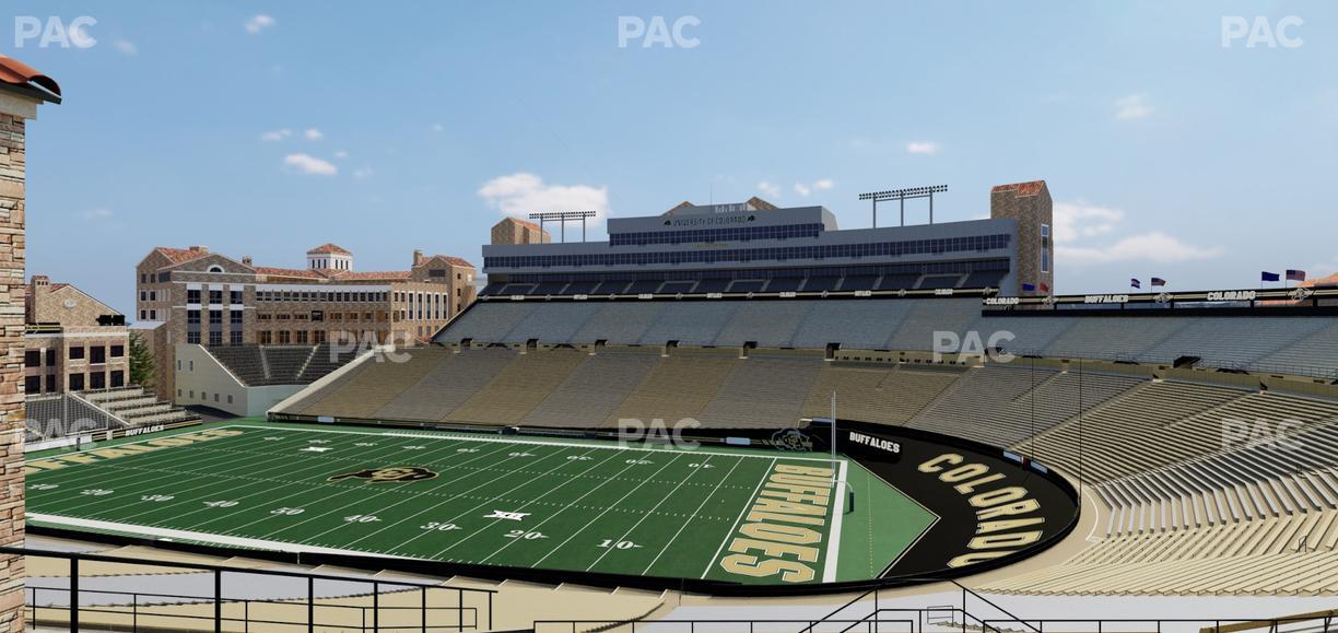 Folsom Field - Section 203 Seat View