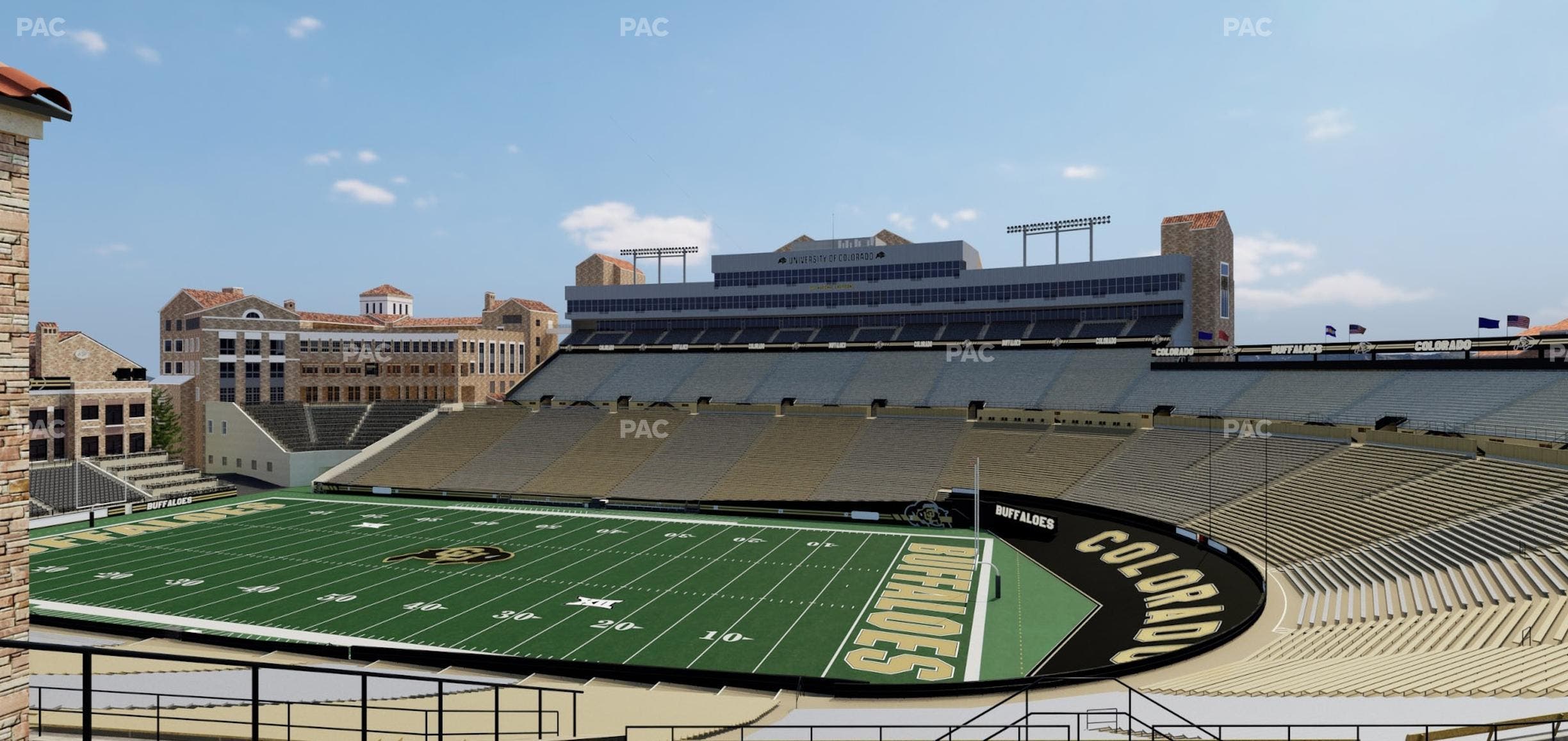 Folsom Field - Section 203 Seat View