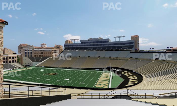 Folsom Field - Section 203 Seat View