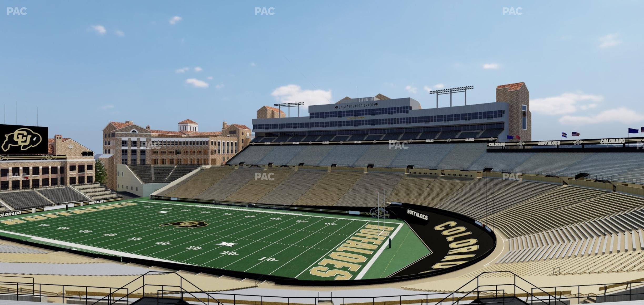 Folsom Field - Section 204 Seat View