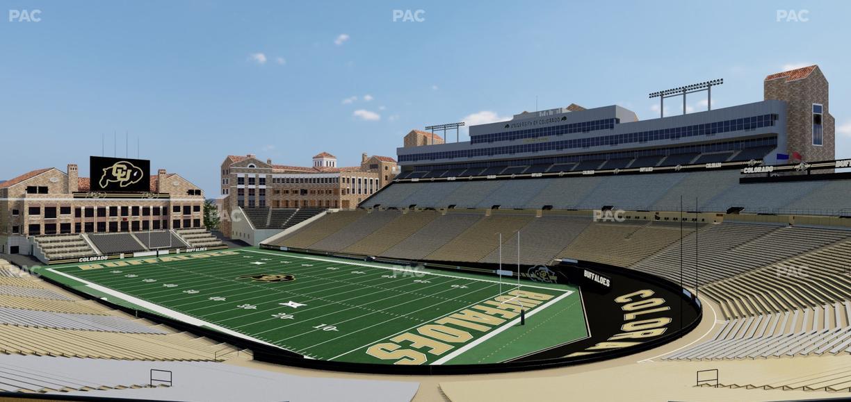 Folsom Field - Section 205 Seat View