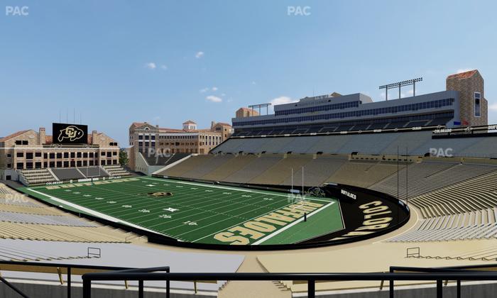 Folsom Field - Section 205 Seat View