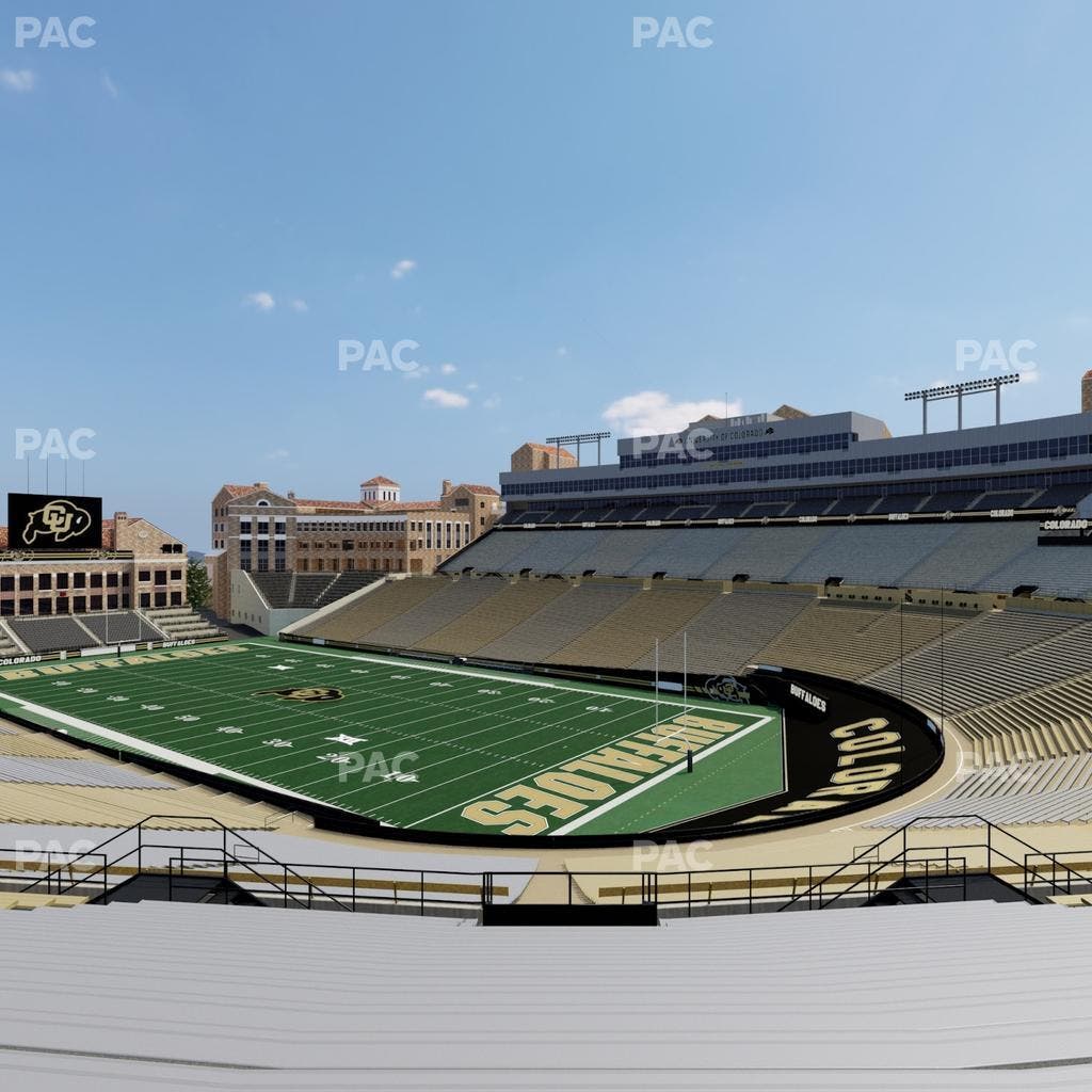 Folsom Field - Section 205 Seat View