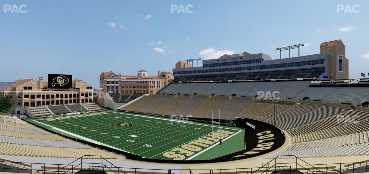Folsom Field - Section 205 Seat View