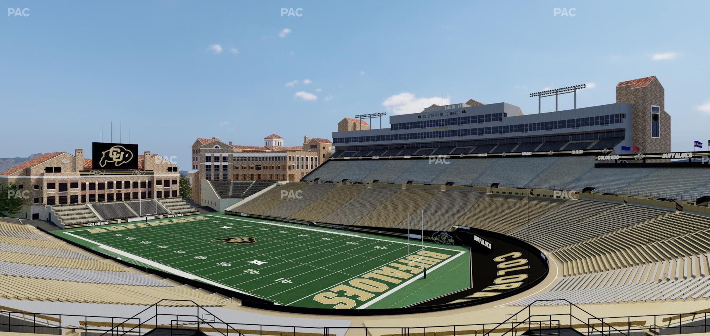 Folsom Field - Section 205 Seat View