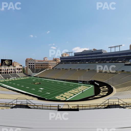 Folsom Field - Section 205 Seat View