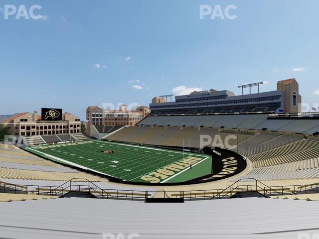 Folsom Field - Section 205 Seat View