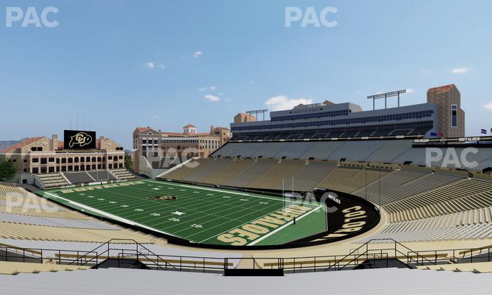 Folsom Field - Section 205 Seat View