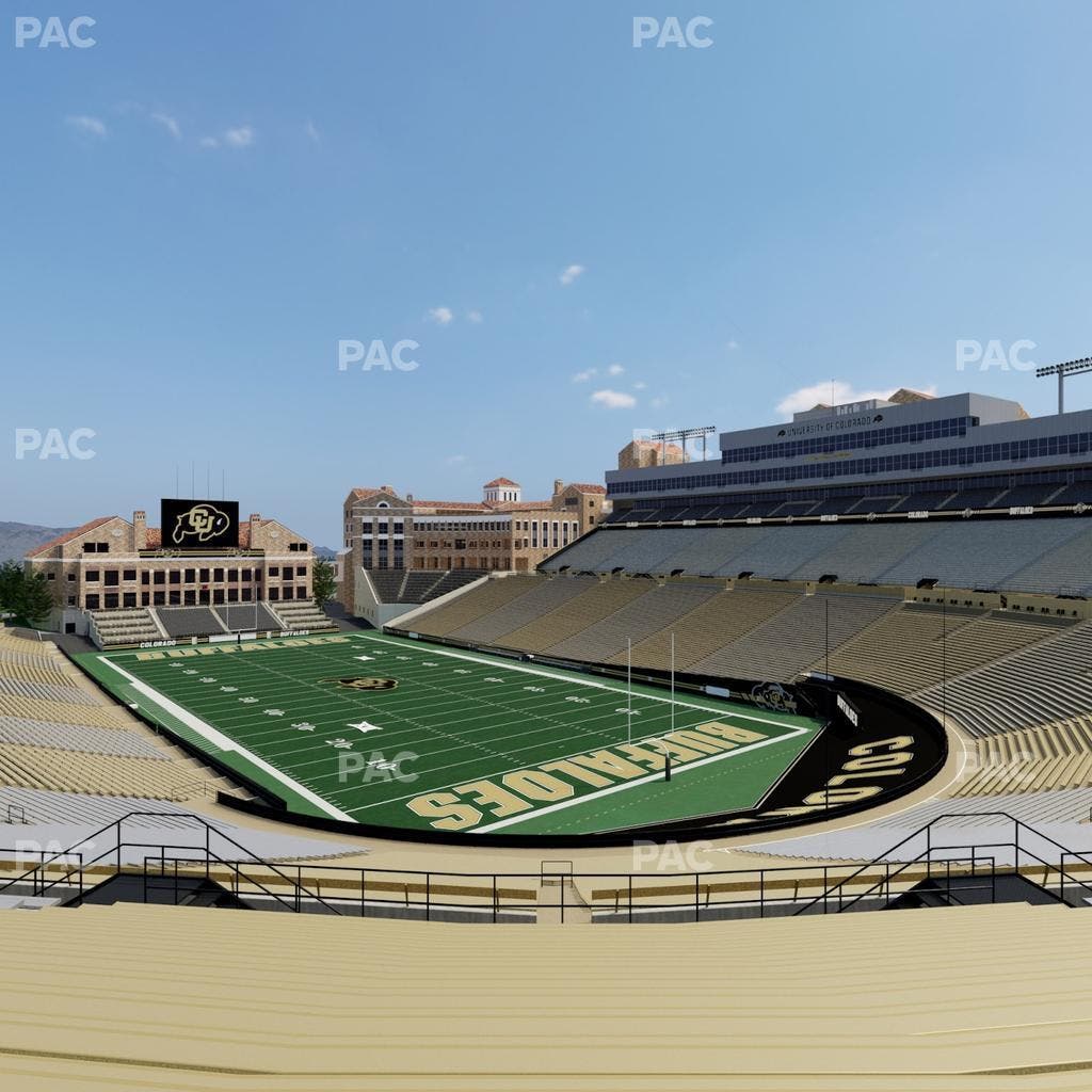 Folsom Field - Section 206 Seat View
