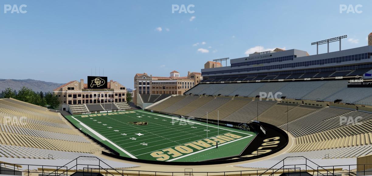 Folsom Field - Section 206 Seat View