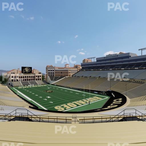 Folsom Field - Section 206 Seat View