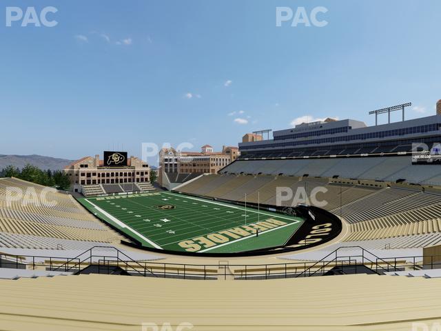 Folsom Field - Section 206 Seat View
