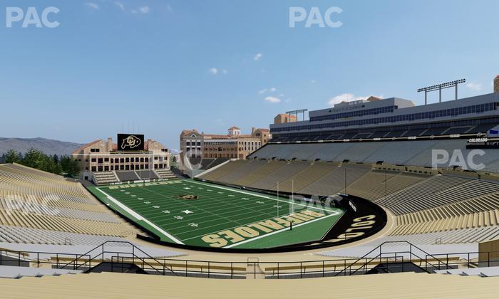 Folsom Field - Section 206 Seat View