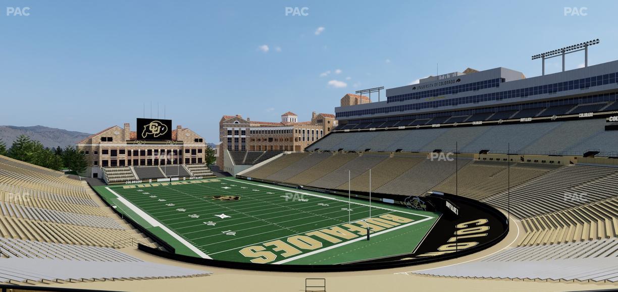 Folsom Field - Section 206 Seat View