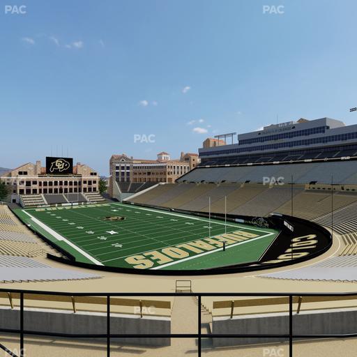 Folsom Field - Section 206 Seat View