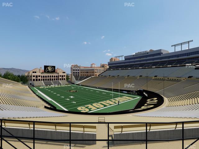 Folsom Field - Section 206 Seat View