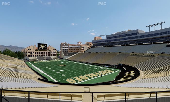 Folsom Field - Section 206 Seat View