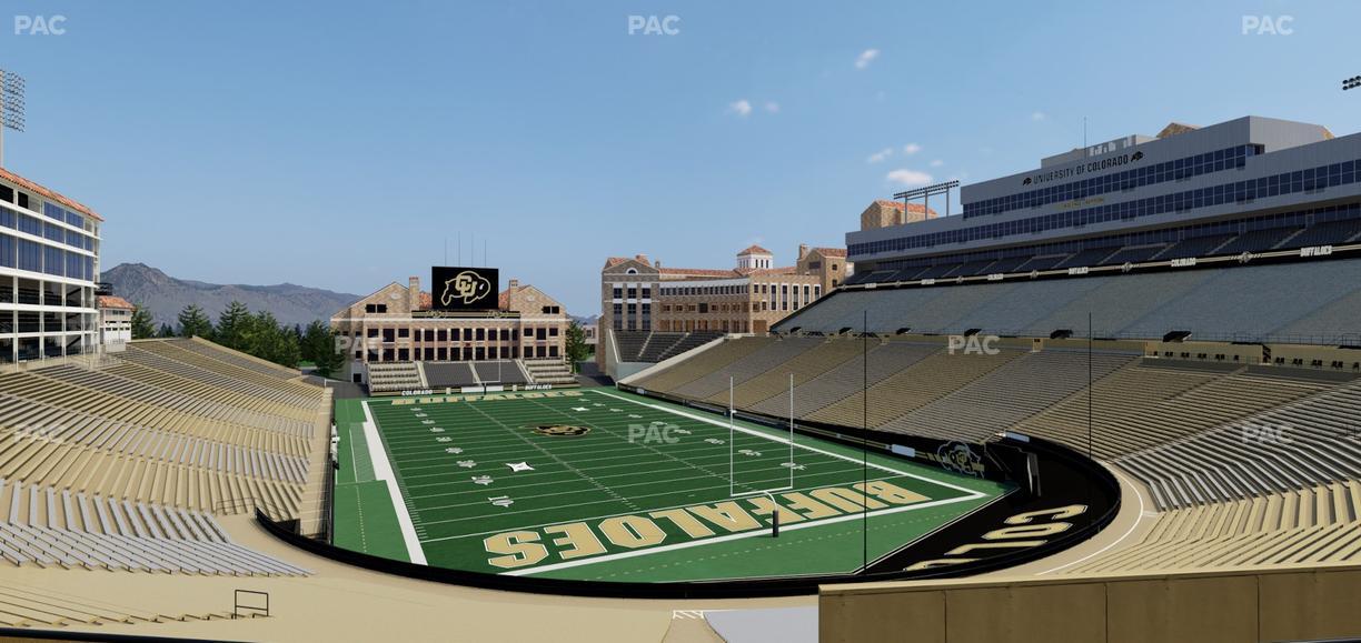 Folsom Field - Section 207 Seat View